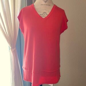 Westbound orange red casual top women’s shirt S​
